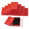 Rectangle Paper Jewelry Set Storage Boxes with Bowknot X1-CON-TAC0014-04D-1