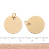 Ion Plating(IP) 304 Stainless Steel Pendants STAS-I311-21G-4