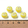 Opaque Striped Acrylic Beads LS-MACR-S373-27A-06-4
