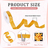 1 Roll Imitation Leather Polyester Ribbon LC-TA0001-02G-3