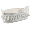 Cotton Rope Woven Storage Basket AJEW-WH20020-153B-1