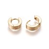 304 Stainless Steel Huggie Hoop Earrings EJEW-O087-09D-2