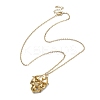 Ion Plating(IP) 304 Stainless Steel Braided Macrame Pouch Empty Stone Holder Necklace Making NJEW-JN04567-01-2