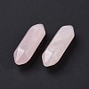 Natural Rose Quartz Terminal Pointed Pendants G-C007-02B-12-4