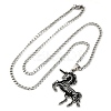 201 Stainless Steel Pendant Necklaces LS-NJEW-C066-13P-2