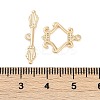 Brass Toggle Clasps KK-K391-05G-4