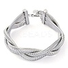 304 Stainless Steel Bracelet for Women BJEW-U009-04P-02-2