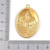 304 Stainless Steel Colorful Enamel Pendants STAS-P410-11G-3