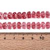 Crackle Transparent Glass Beads Strands GLAA-N068-03A-09-4