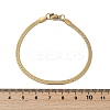 Ion Plating(IP) 304 Stainless Steel Herringbone Chain Bracelets BJEW-P236-15G-5