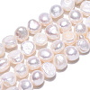 Natural Cultured Freshwater Pearl Beads Strands LS-PEAR-N014-08E-3