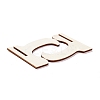 Cloud Wooden Mini Chalkboard Signs LS-AJEW-M035-06-3