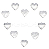 304 Stainless Steel Locket Pendants STAS-UN0016-36P-1