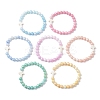 7Pcs 7 Colors Electroplate Glass Stretch Bracelets BJEW-JB12702-2