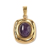Natural Amethyst Pendants STAS-D209-01G-12-1