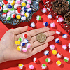 100Pcs 5 Colors Polyester Pom Pom Ball DIY-SC0031-42-4