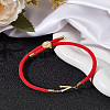 1Pc Adjustable Nylon Cord Slider Bracelets for Women BJEW-LP0001-32V-02-3