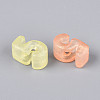 Luminous Frosted Transparent Acrylic Beads TACR-T029-21F-3