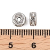 304 Stainless Steel Rhinestone Spacer Beads X-STAS-P444-01A-P-3