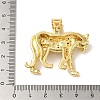 Rack Plating Brass Micro Pave Black Cubic Zirconia Pendants KK-P267-01A-G-3