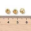 SHEGRACE Brass Textured Round Beads XGRPCU095-298G-3