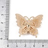 Brass Rhinestone Pendants KK-A261-06KCG-3