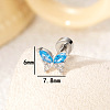 Butterfly Brass Pave Cubic Zirconia Cartilage Earrings FS-WGFCA2D-03-1