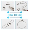 Brass Ring Toggle Clasps  LS-KK-L116-30B-3
