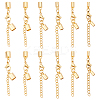 12 Sets 6 Size Unicraftale 304 Stainless Steel Chain Extender STAS-UN0022-29-1