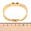 304 Stainless Steel Hinged Bangles for Women BJEW-E113-02G-3