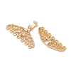Brass Snap Clasps KK-U052-26G-2