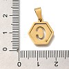 304 Stainless Steel Charms STAS-H227-01G-C-3