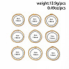 Round CCB Plastic & Alloy Beaded Stretch Bracelets for Women WG68281-01-4