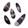 Natural Chevron Amethyst Big Pendants G-F820-08A-01-1