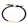 1Pc Adjustable Nylon Cord Slider Bracelets for Women BJEW-LP0001-32Y-01-1