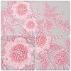 1Pair Flower Lace Polyester Embroidery Organza Ornament Accessories DIY-CY0002-32B-6
