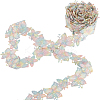 5 Yards Flower Polyester Lace Ribbon OCOR-GF0004-95E-1