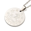 Non-Tarnish Constellation Pendant Necklaces LS-NJEW-S422-04P-10-2