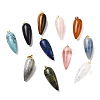 Natural & Synthetic Gemstone Pointed Pendants G-F705-01G-1