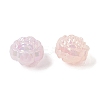 UV Plating Opaque Acrylic Beads OACR-G058-17B-2
