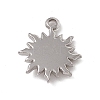 Non-Tarnish 304 Stainless Steel Pendants STAS-P316-20P-2