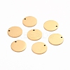 Ion Plating(IP) 304 Stainless Steel Charms STAS-I141-03B-G-1
