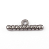 Non-Tarnish 304 Stainless Steel Toggle Clasps Parts LS-STAS-D170-02P-1