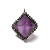 Natural Fluorite Pendants G-F731-03AS-3