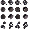 16Pcs 4 Styles Alloy & 304 Stainless Steel Cuff Earrings EJEW-HS0001-17-1
