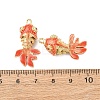 Brass Micro Pave Cubic Zirconia Pendants X1-KK-D019-30C-G-3