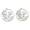 Non-Tarnish 201 Stainless Steel Pendants LS-STAS-M318-10P-1