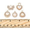 20Pcs 5 Styles Alloy Rhinestone Charms ALRI-FS0001-06-5