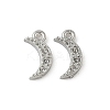 304 Stainless Steel Pendant Rhinestone Settings STAS-Z144-02P-01-1