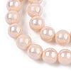 Electroplate Opaque Glass Beads Strands LS-GLAA-T032-P8mm-AB09-2